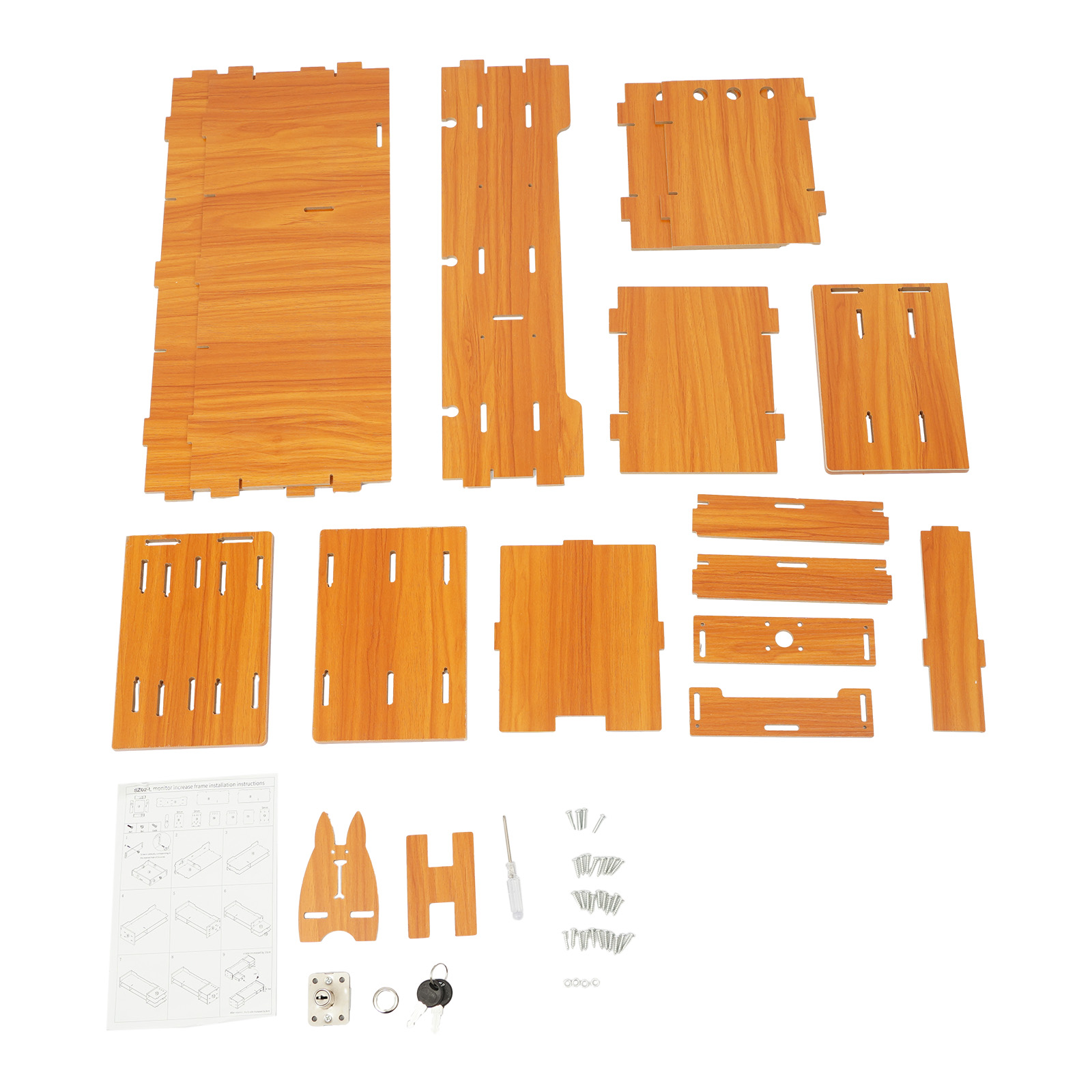 Phone Accessories Cabinet - Supporto Ergonomico per Monitor in MDF