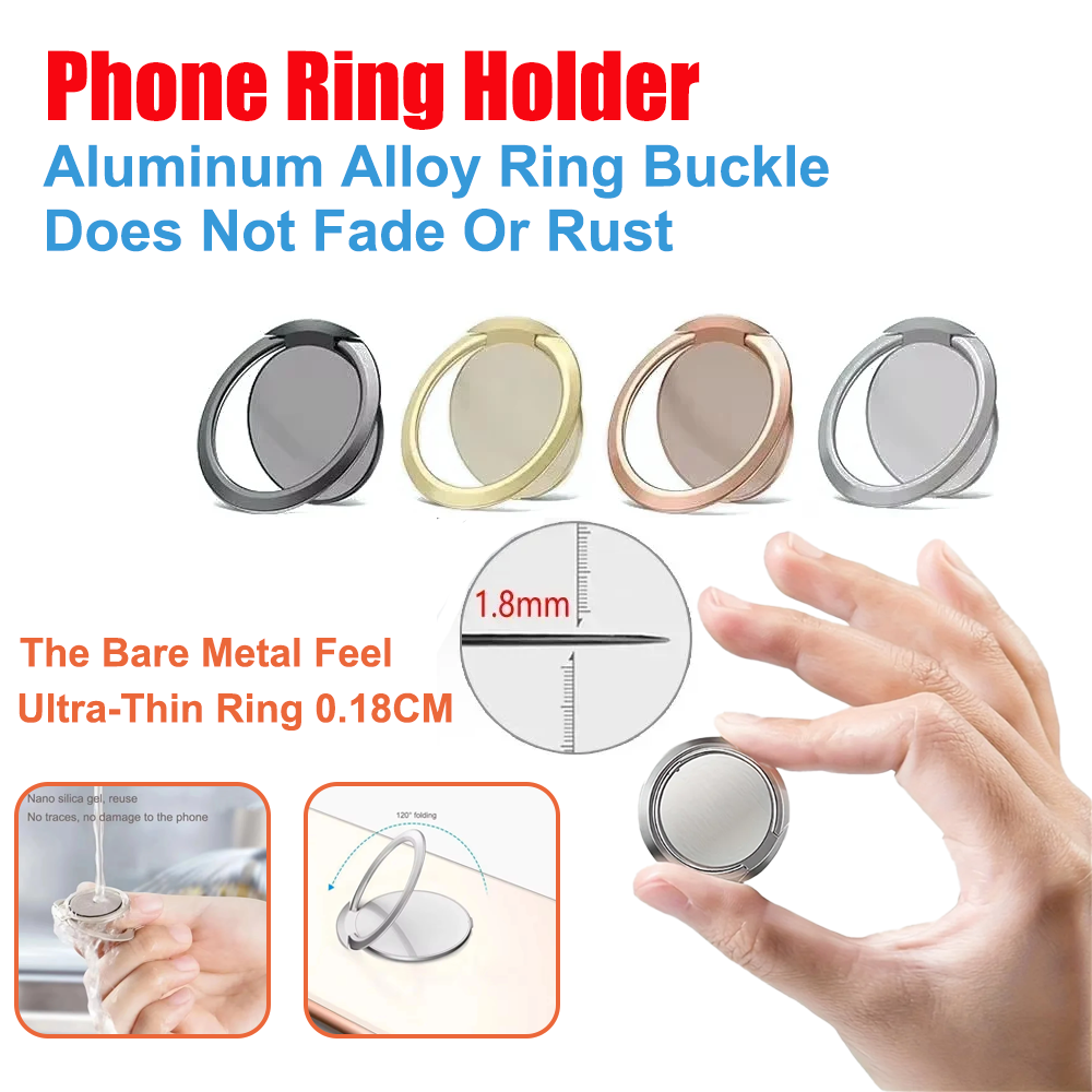 Phone Accessories Holder Car - Supporto per anello in metallo ultra